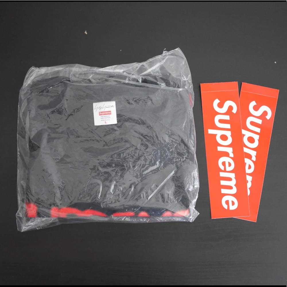 Supreme Yohji Yamamoto Logo Tee Black - Picture 3 of 6